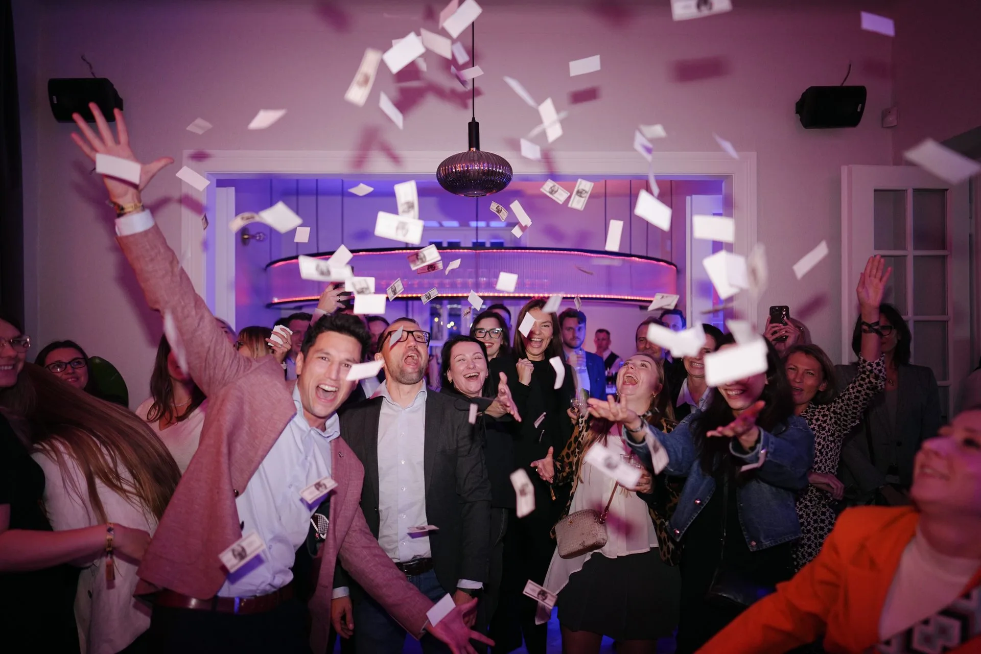 The Office Event - event participants celebrating